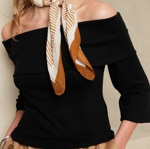 Soft luxe Off-shoulder top